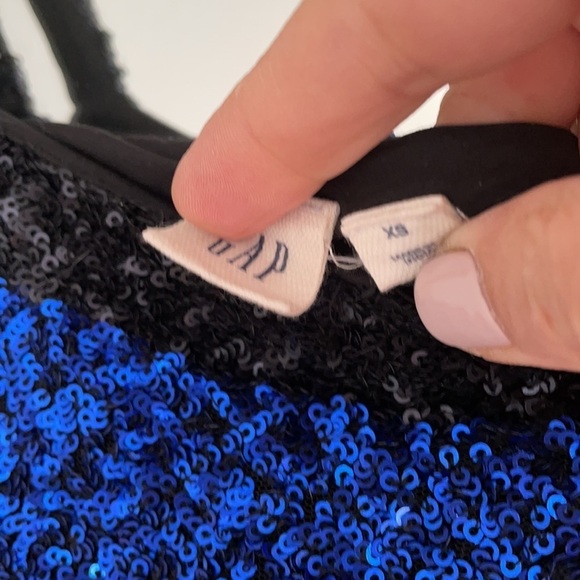 Rainbow Stripe Sequin Mini Dress GAP - Picture 4 of 8